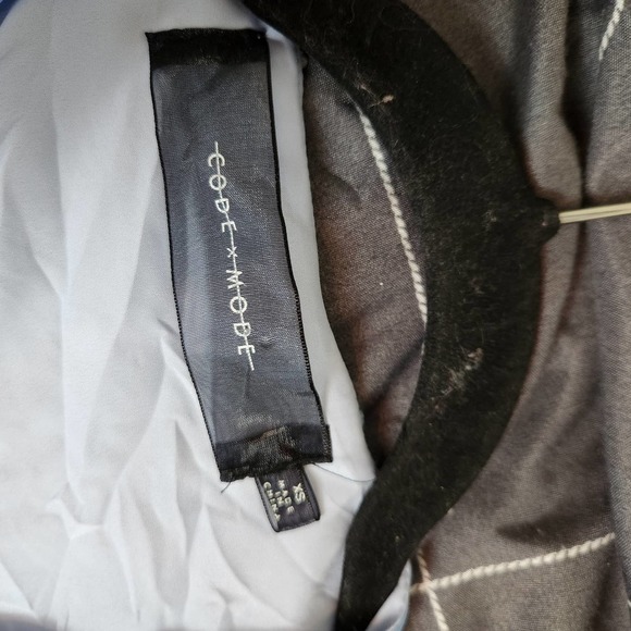 CODE x mode womens XS dress sky blue floral print wrap Cottage fairy core - Picture 6 of 6